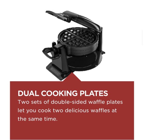 BLACK & DECKER DOUBLE FLIP WAFFLE MAKER » BarGAINSjam