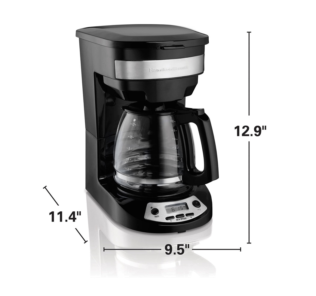 HAMILTON BEACH 12-CUP PROGRAMMABLE COFFEE MAKER » BarGAINSjam