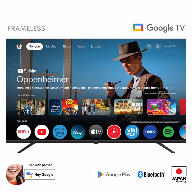 テレビ JVC 32inch TV with Google TV JVC JL-32T4L 32V型チューナーレステレビ Google TV搭載